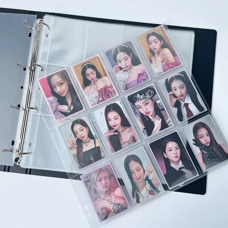 4-15 Grids Binder Photocards Photo Album Inner Page Photocard Binder Photo Sleeve Kpop Photo Binder Background Paper 포토카드 바인더