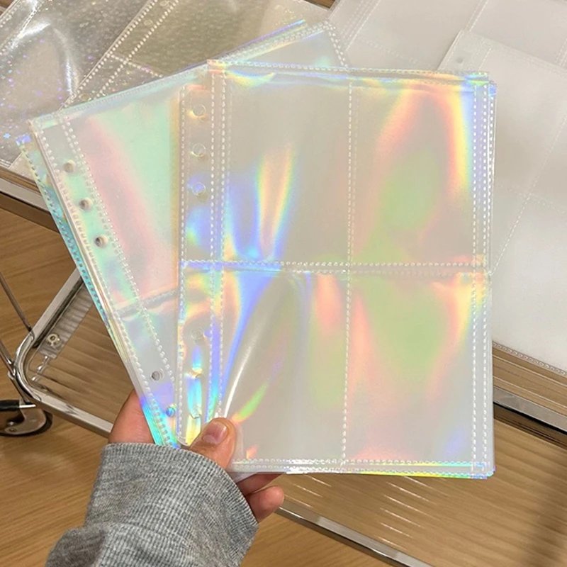 10pcs A5 Photo Card Binder Inner Pages Photo Album Sheets Kpop Photocard Holder Binder Inlay Idol Card Collect Book 포카 바인더