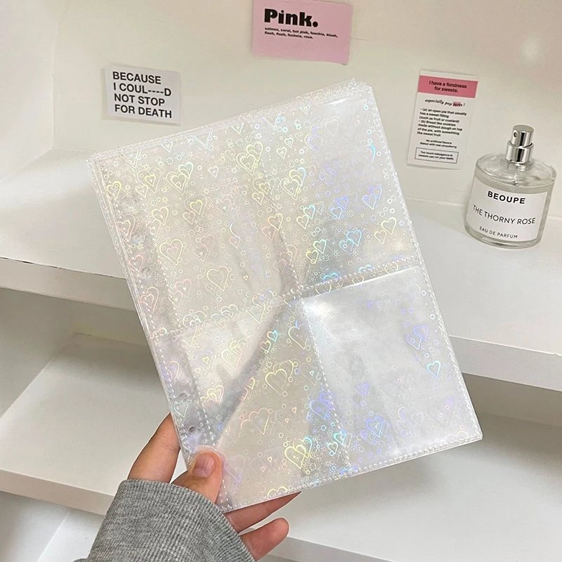 10pcs A5 Photo Card Binder Inner Pages Photo Album Sheets Kpop Photocard Holder Binder Inlay Idol Card Collect Book 포카 바인더