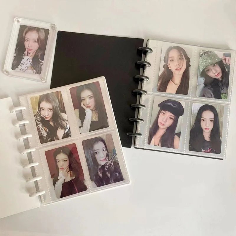Ins Photo Album Kpop Binder Idol Photocard Collection Creative Photo Albums Large Capacity Picture Holder Idol Photo Protector