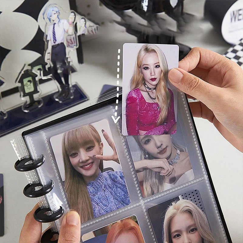 Ins Photo Album Kpop Binder Idol Photocard Collection Creative Photo Albums Large Capacity Picture Holder Idol Photo Protector