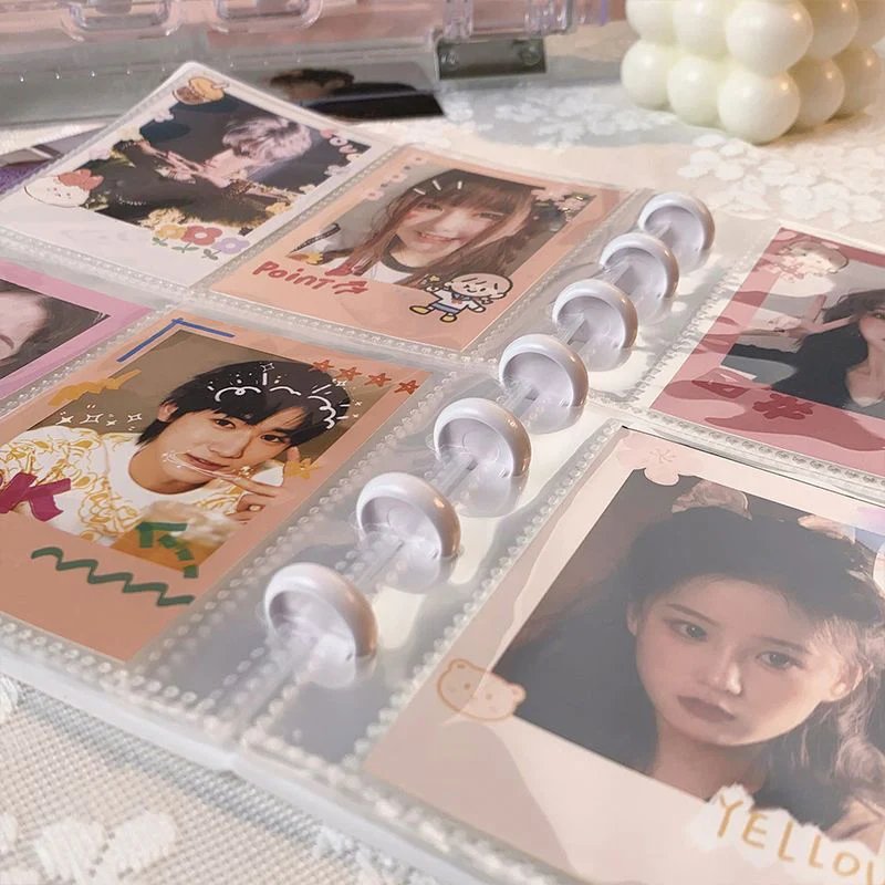 Ins Photo Album Kpop Binder Idol Photocard Collection Creative Photo Albums Large Capacity Picture Holder Idol Photo Protector