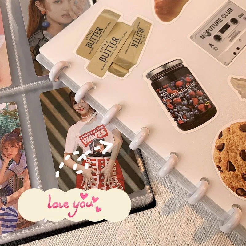 Ins Photo Album Kpop Binder Idol Photocard Collection Creative Photo Albums Large Capacity Picture Holder Idol Photo Protector