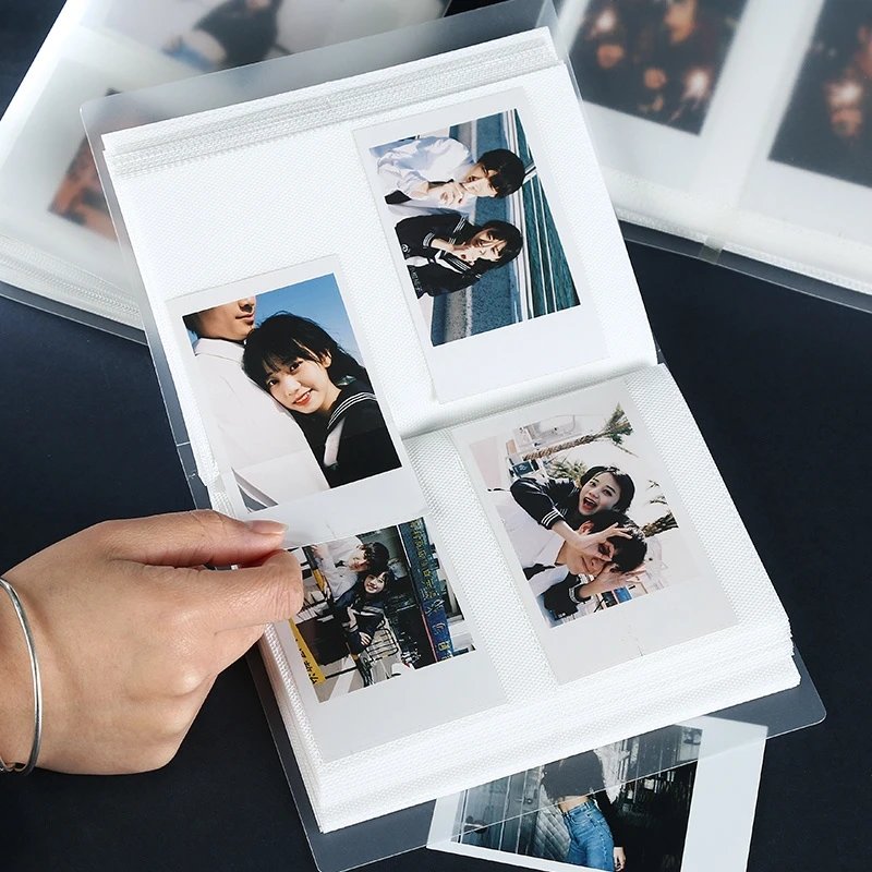 Transparent Photo Album Mini Album Photo Card Train Ticket Card Collection Book Jewelry Card Album Photocards Holder фотоальбом