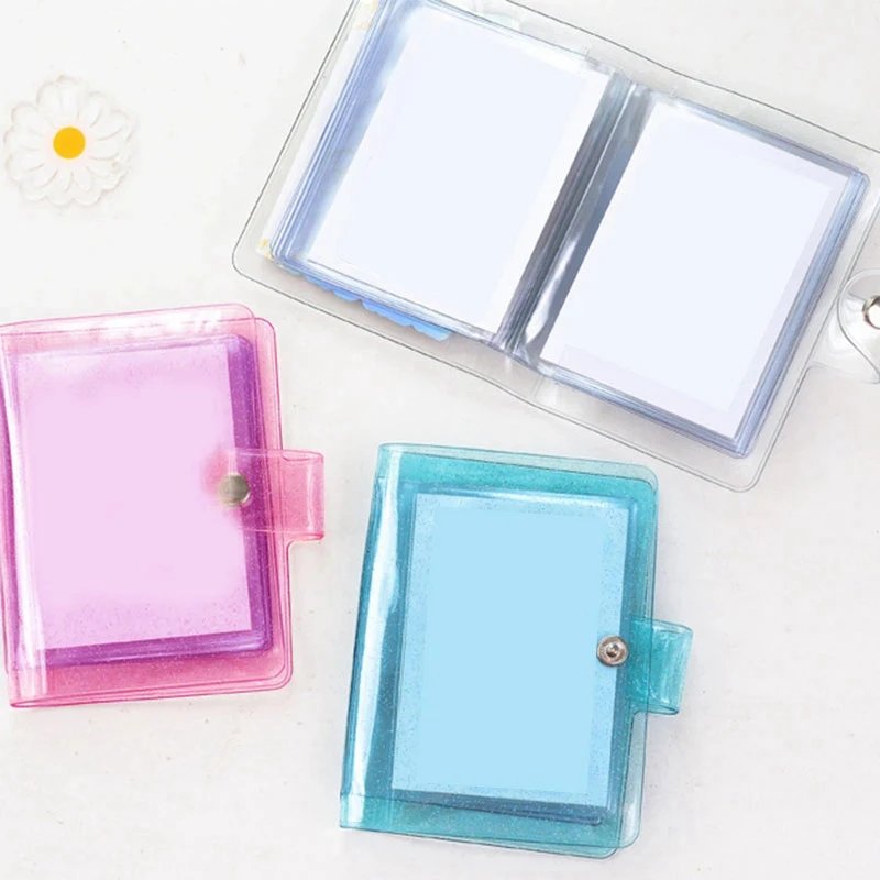 Transparent Photo Album Mini Album Photo Card Train Ticket Card Collection Book Jewelry Card Album Photocards Holder фотоальбом