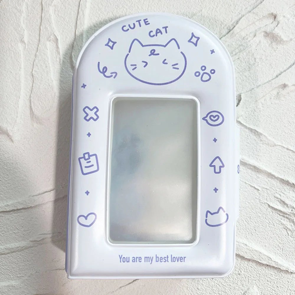 3 Inch 32 Slots Photo Album Collection Book Photocard Holder Card Holder Sweet Square Hollow INS Cartoon Postcard Holder Binder