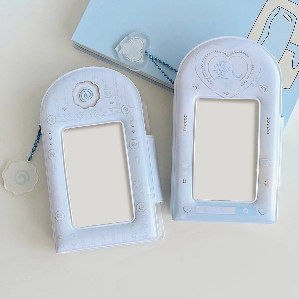 3 Inch 32 Slots Photo Album Collection Book Photocard Holder Card Holder Sweet Square Hollow INS Cartoon Postcard Holder Binder