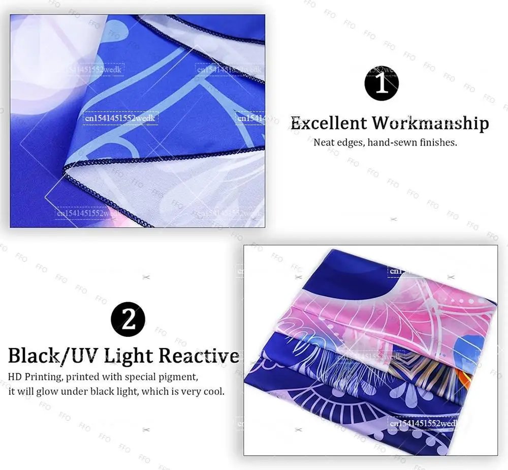 Trippy Girl Blacklight Tapestry UV Reactive Wall Hanging Living Room Decor Decoration Smoking Tapestries Aesthetic Sofa Blankets