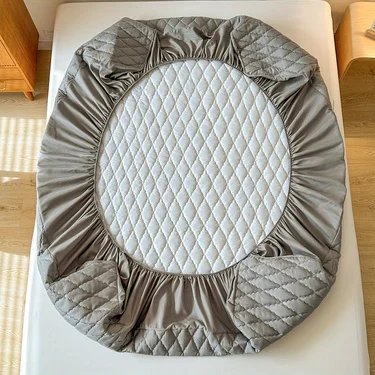 Waterproof Throw Mattress Cover Bed Fitted Sheet Mattress Protector Single/Double/140/160 Muti Size Gray/White Waterproof Throw Mattress Cover Bed Fitted Sheet Mattress Protector Single/Double/140/160 Muti Size Gray/White