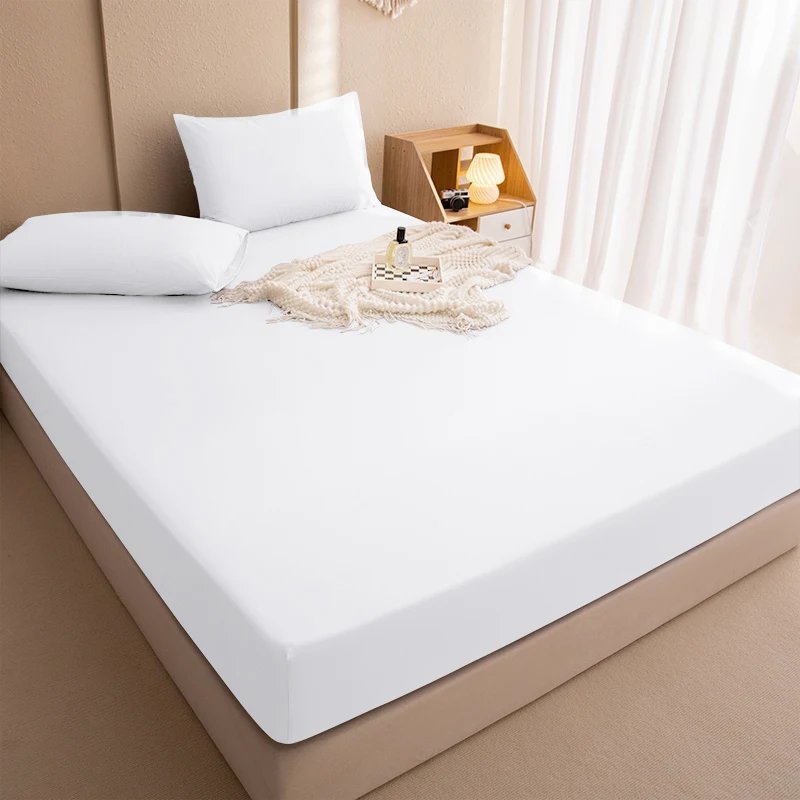 Waterproof Mattress Pad Cover Breathable Washable Bedspreads Healthy Anti-bacteria Anti-mite Fitted Double Bed Sheet 160x200 Waterproof Mattress Pad Cover Breathable Washable Bedspreads Healthy Anti-bacteria Anti-mite Fitted Double Bed Sheet 160x200