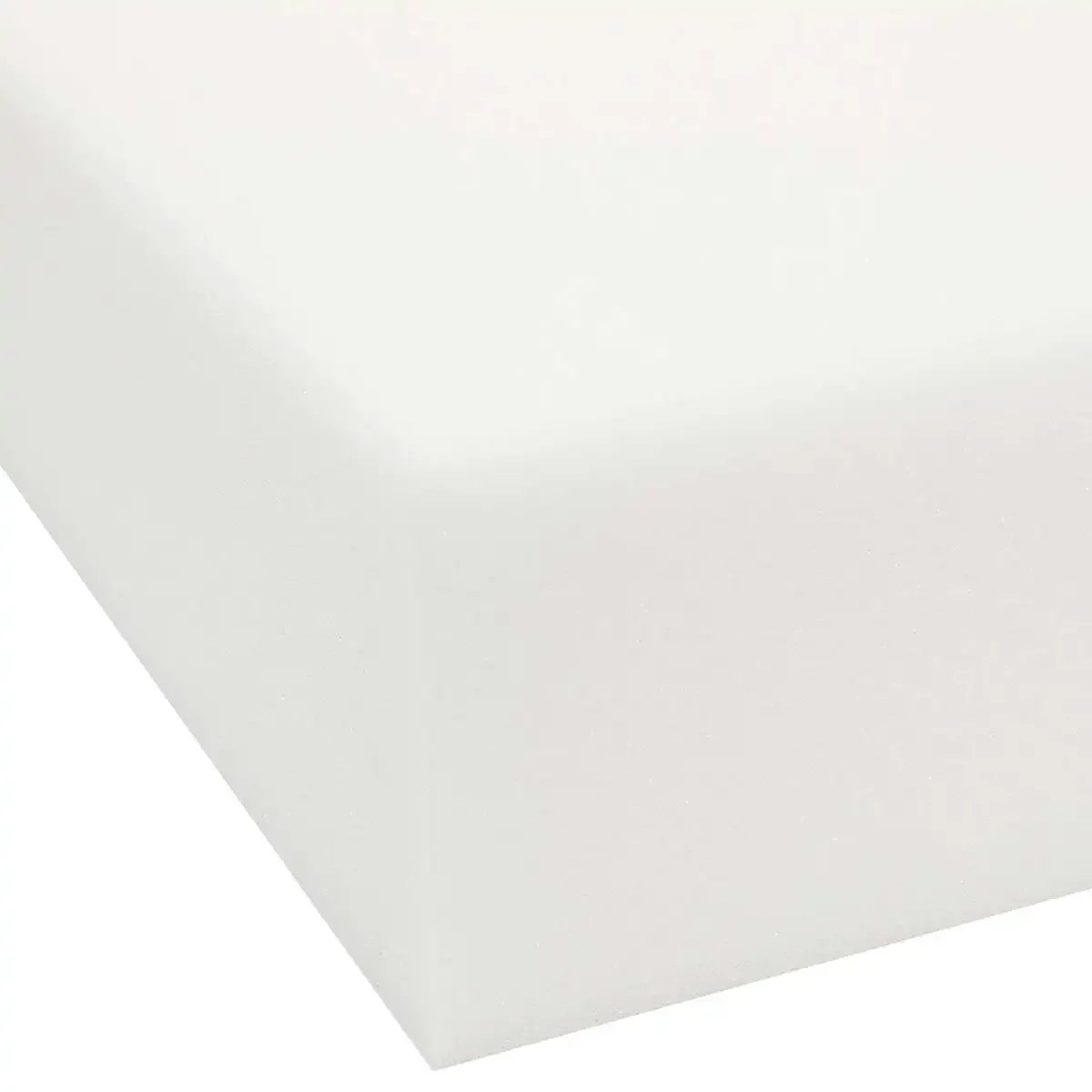 Chair Foam White Square Cushion Sheet Upholstery Replacement High Density Premium Seat Pad