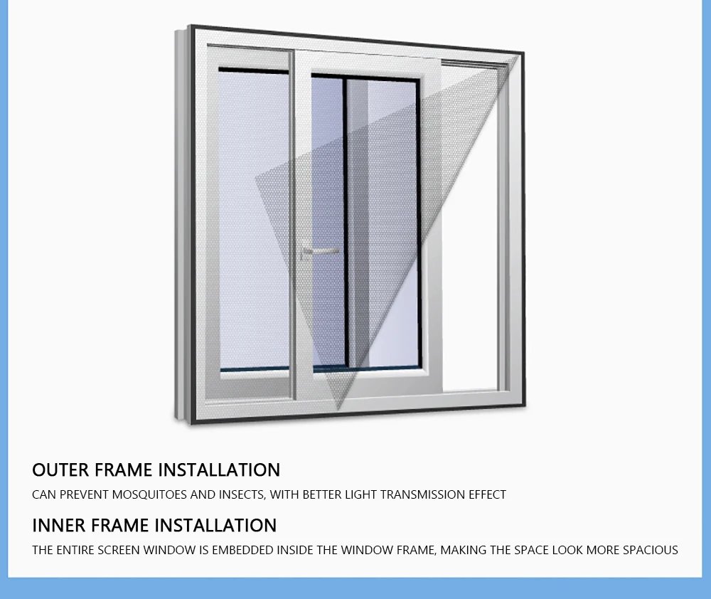 Window Mosquito Net Self-adhesive Anti Mosquito Door Mosquito Mesh DIY Free Cutting Mosquito Net Anti Fly Insect Curtain Screen