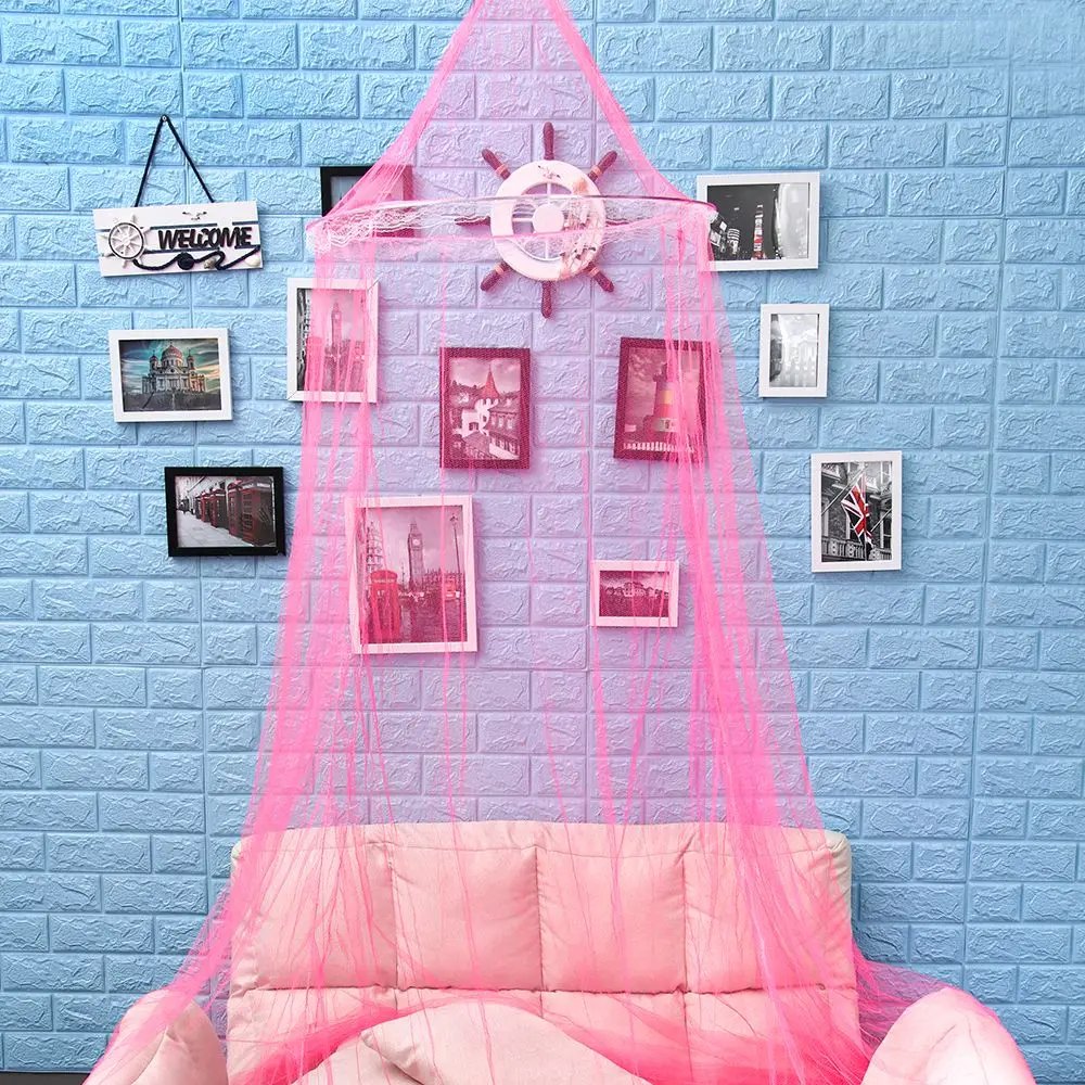 Princess Mosquito Net Canopy Encryption Dome Fly Insect Mesh Repellent Protection Single Entry Bed Decoration Home Decor