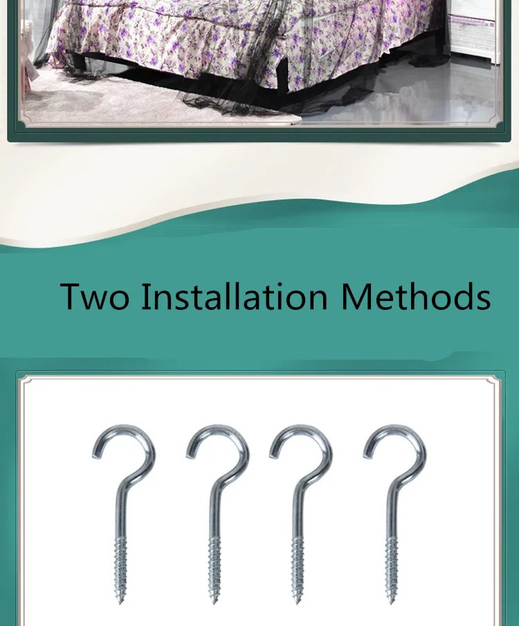 Sexy Mosquito Net Palace Four Door King/Queen Double Size Home Single  Bed Prevent Insect Outdoor Square Grace White Canopy Net