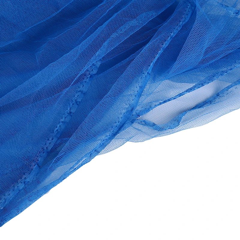 2023 New Double Bed Lace Bed Mosquito Insect Netting Mesh Canopy Princess Full Size Bedding Net Polyester White Pink Blue Purple