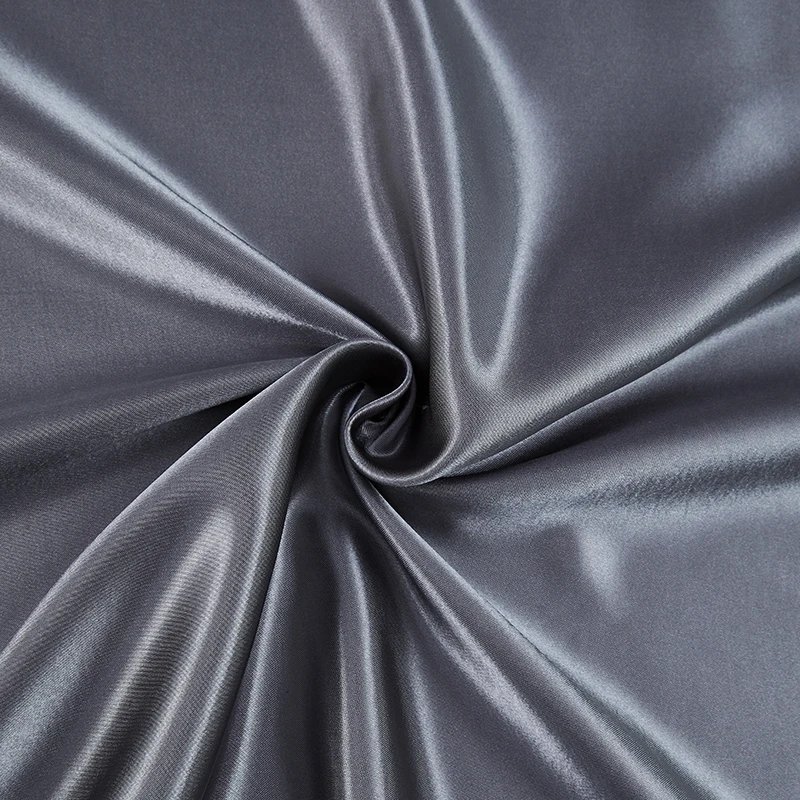 Luxury Satin Fabric Queen Size Bed Sheets Set King High Quality Fitted Sheet Flat Sheet Pillowcase Solid Bed Set Bedsheet Sets