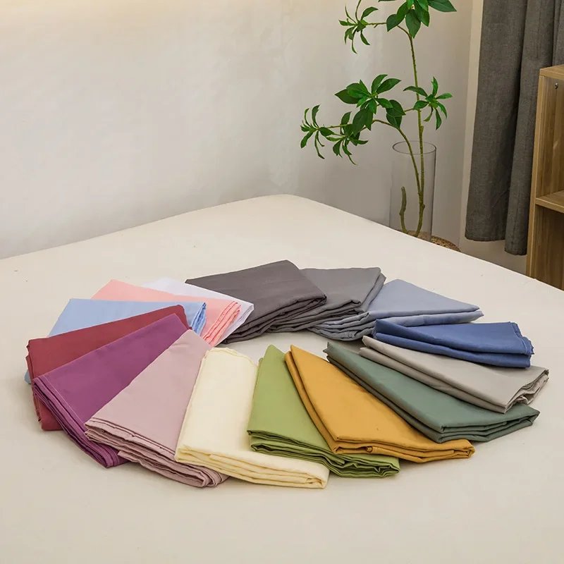 Dormitory Single Piece Bed Sheet Three Sets Good Color Washed Cotton Single Piece Bed Sheet Simple Student