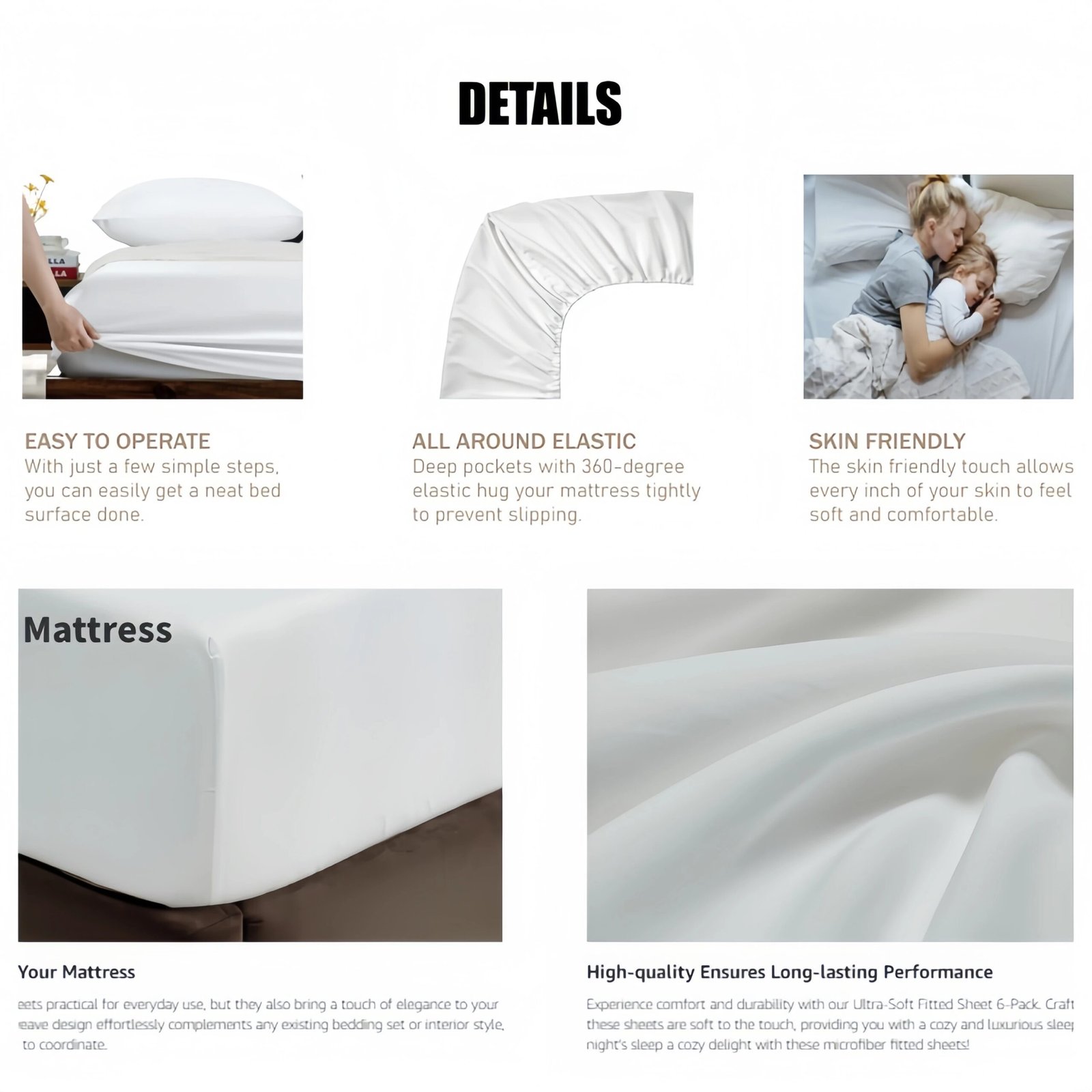 Kuup-Polyester 3pcs Solid Color Bedding Fitted Sheet And Pillowcases Elastic Band Around Mattress Cover Queen Size Bed Cover Kuup-Polyester 3pcs Solid Color Bedding Fitted Sheet And Pillowcases Elastic Band Around Mattress Cover Queen Size Bed Cover 
