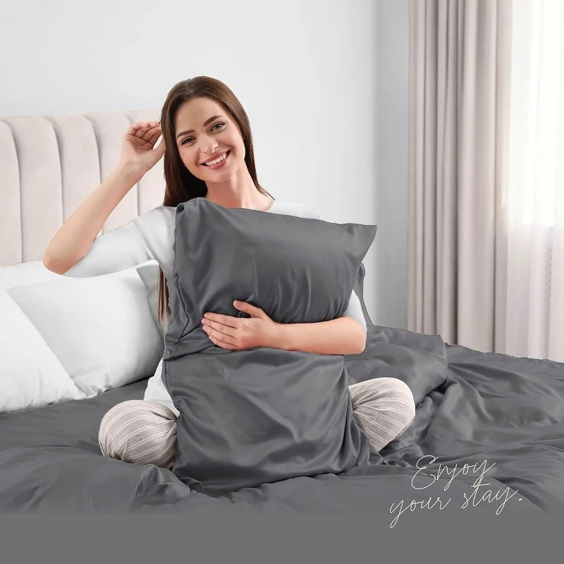 Luxury 6 Piece Bed Sheets for Queen Size Bed, with Elastic, Breathable Hotel Sheets & Pillowcase Set, Wrinkle Free Luxury 6 Piece Bed Sheets for Queen Size Bed, with Elastic, Breathable Hotel Sheets & Pillowcase Set, Wrinkle Free