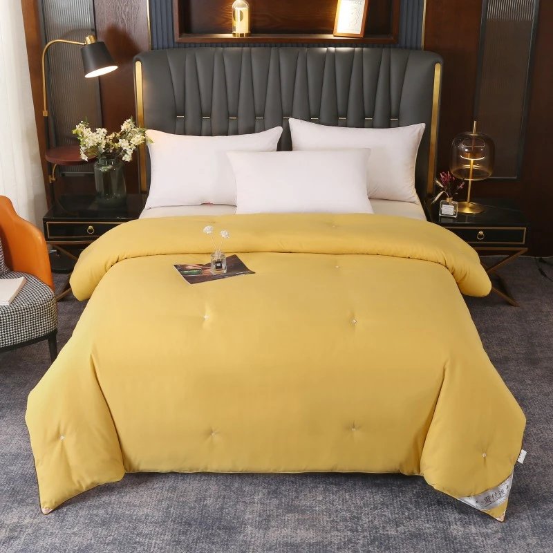 100% Natural Mulberry Silk Comforter Luxury Queen King Size Duvet Summer Winter Thick Blanket Quilt Single Couple Bedding Filler