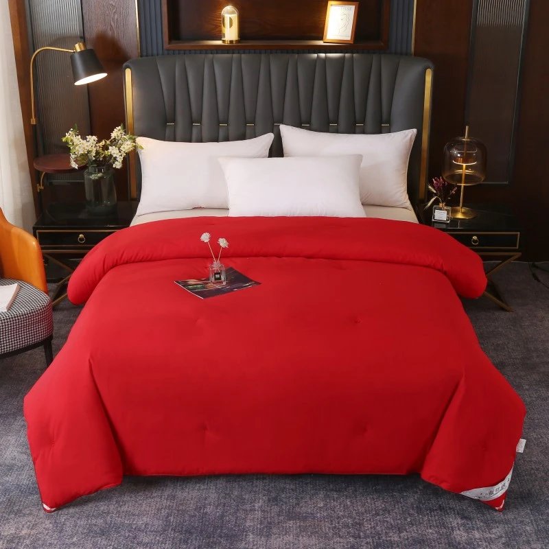 100% Natural Mulberry Silk Comforter Luxury Queen King Size Duvet Summer Winter Thick Blanket Quilt Single Couple Bedding Filler