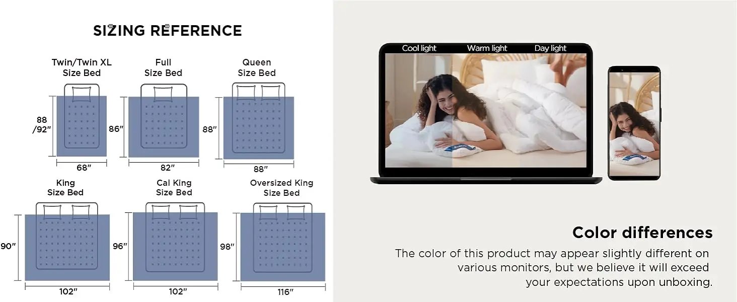 Bedsure Comforter Duvet Insert - Down Alternative Comforter, Quilted All Season Duvet with Corner Tabs, Twin, Full, Queen, King