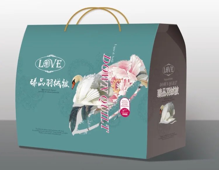 100% Goose Down Duvet Comforter Quilted Perfect Comfort  Double Single Size  Winter Thick Blanket Solid Color Bedclothes