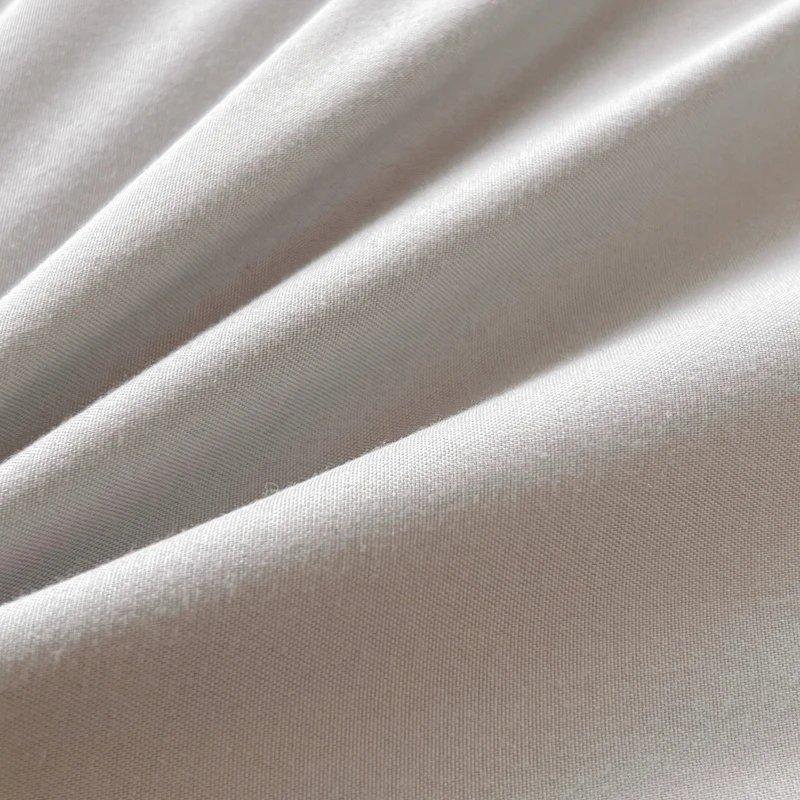 2-side Solid Color Brush Fabric Bed Set 4 Pieces Duvet Cover Pillowcase Bedding Set Bed Sheet Quilt Cover Single Queen King Size