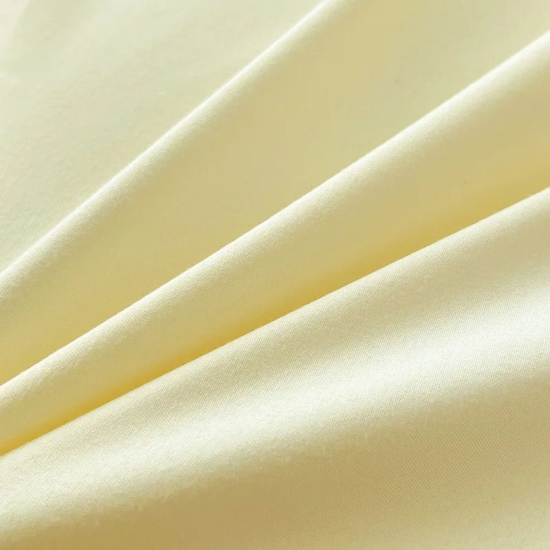 2-side Solid Color Brush Fabric Bed Set 4 Pieces Duvet Cover Pillowcase Bedding Set Bed Sheet Quilt Cover Single Queen King Size