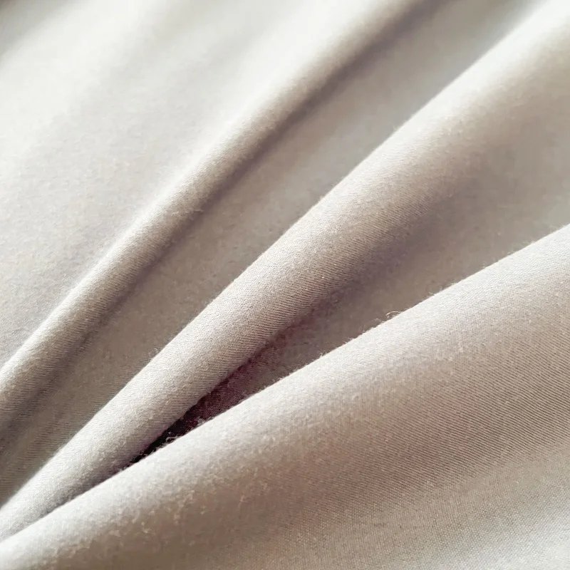 2-side Solid Color Brush Fabric Bed Set 4 Pieces Duvet Cover Pillowcase Bedding Set Bed Sheet Quilt Cover Single Queen King Size