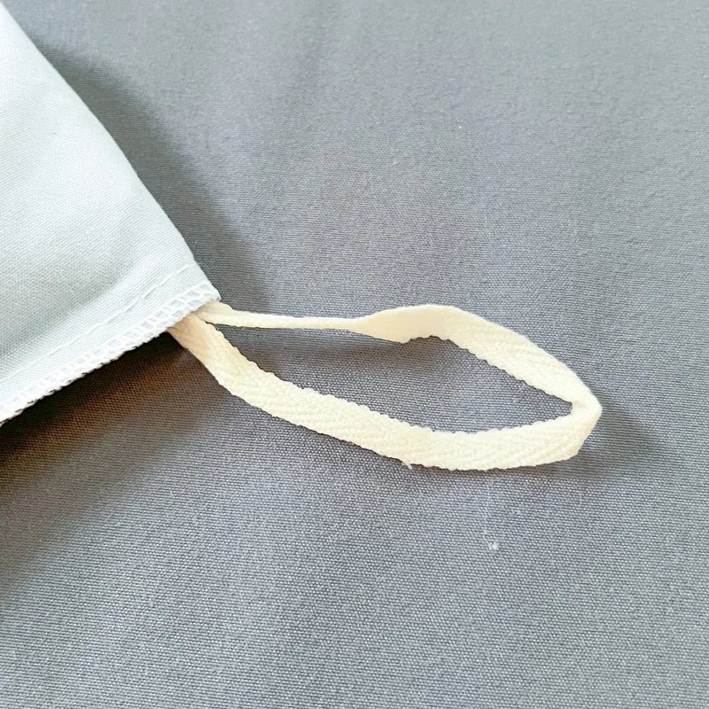 2-side Solid Color Brush Fabric Bed Set 4 Pieces Duvet Cover Pillowcase Bedding Set Bed Sheet Quilt Cover Single Queen King Size