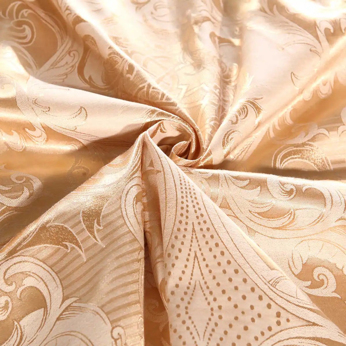 Satin Duvet Cover  Size, Floral Jacquard Satin Duvet Cover Set 3 Piece Luxury Silk Like Bedding Comforter Cover Set