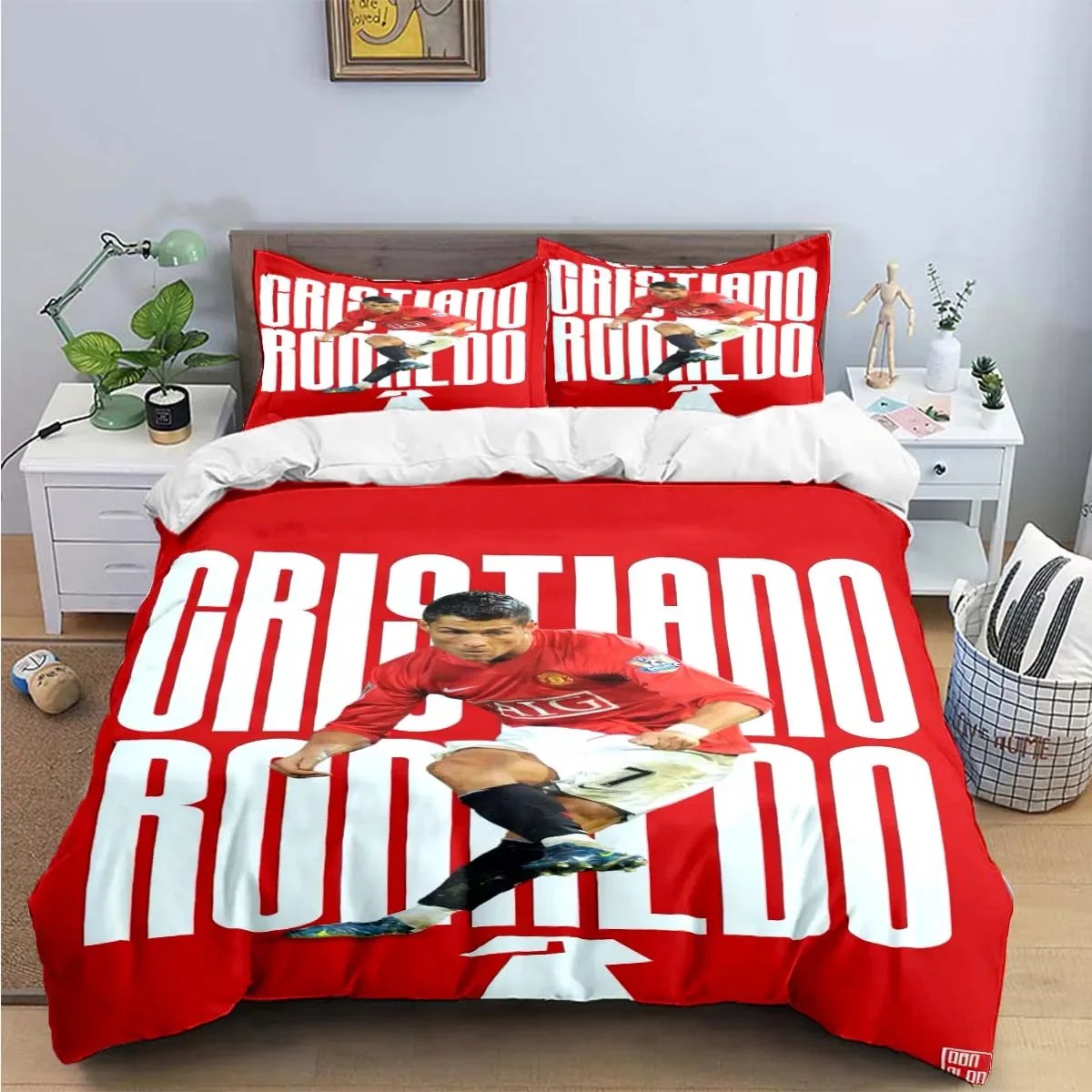 Fashion Football R-Ronaldo Digital Printing Bedding Set Duvet Cover Comforter Bed Youth Kids Girl Boys Birthday Gift Fashion Football R-Ronaldo Digital Printing Bedding Set Duvet Cover Comforter Bed Youth Kids Girl Boys Birthday Gift