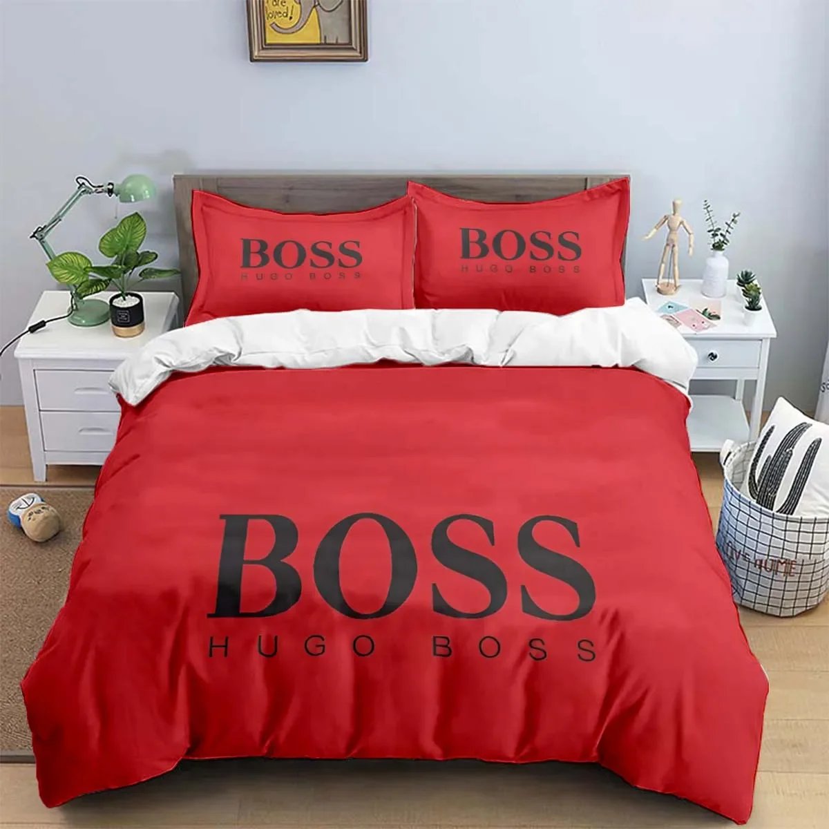 Fashion Exquisite Logo Digital Printing Bedding Set Duvet Cover Comforter Bed Youth Kids Girl Boys Birthday Gift Fashion Exquisite Logo Digital Printing Bedding Set Duvet Cover Comforter Bed Youth Kids Girl Boys Birthday Gift