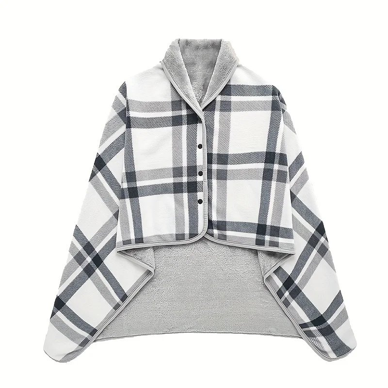 1pc Wearable Blankets Shawl Blanket Flannel Lazy Casual Office Blanket 1pc Wearable Blankets Shawl Blanket Flannel Lazy Casual Office Blanket