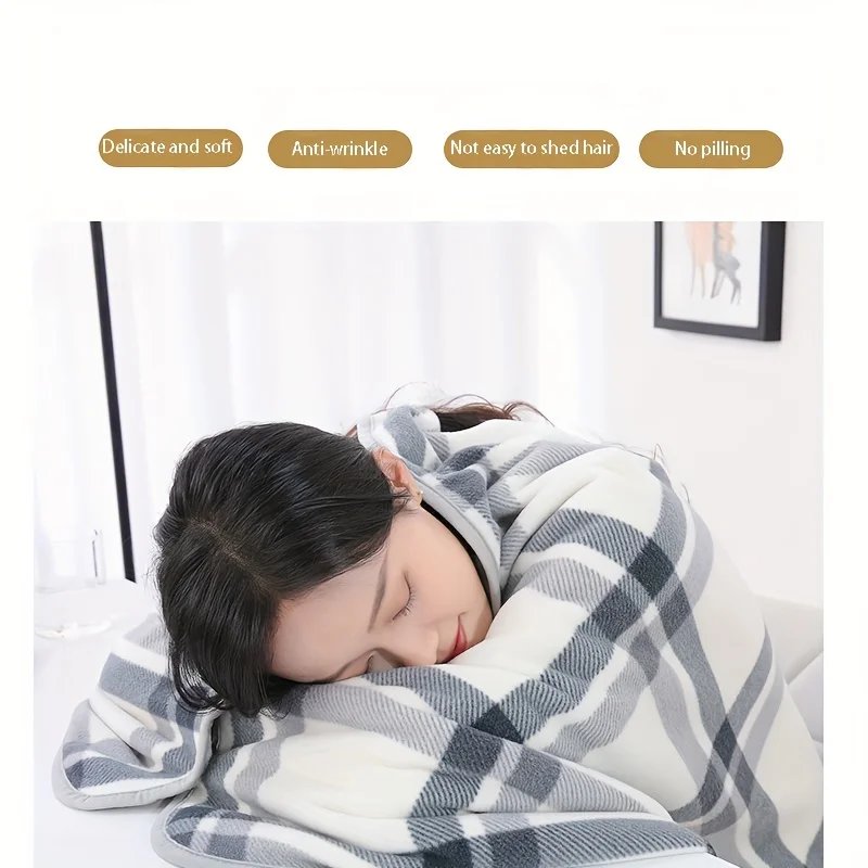 1pc Wearable Blankets Shawl Blanket Flannel Lazy Casual Office Blanket 1pc Wearable Blankets Shawl Blanket Flannel Lazy Casual Office Blanket
