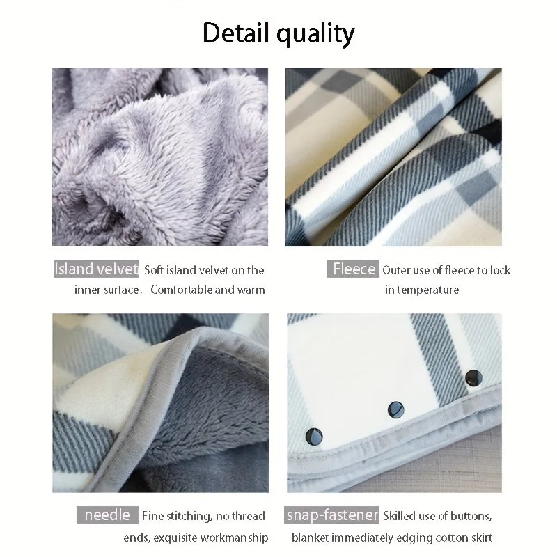 1pc Wearable Blankets Shawl Blanket Flannel Lazy Casual Office Blanket 1pc Wearable Blankets Shawl Blanket Flannel Lazy Casual Office Blanket