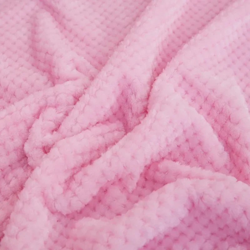 Thicken Solid Throw Blanket Fluffy Plaid Sofa Blankets King Size Coral Fleece Bedspread For Kids Pet Home Travel Textile