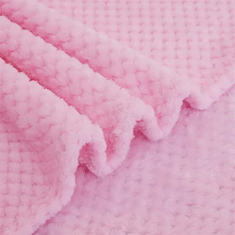 Thicken Solid Throw Blanket Fluffy Plaid Sofa Blankets King Size Coral Fleece Bedspread For Kids Pet Home Travel Textile