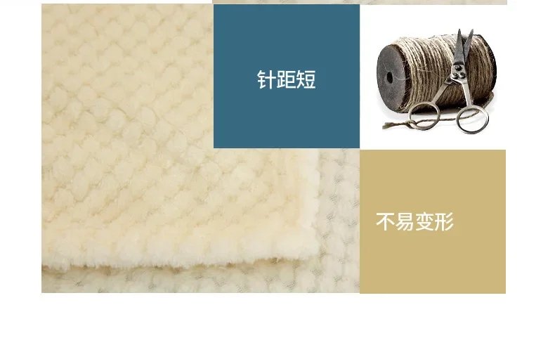 Thicken Solid Throw Blanket Fluffy Plaid Sofa Blankets King Size Coral Fleece Bedspread For Kids Pet Home Travel Textile