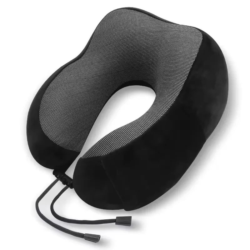 1pc U Travel Memory Cotton Pillow NeckMotor Cars And Aeroplanes NapMagnetic Fabric Ushaped
