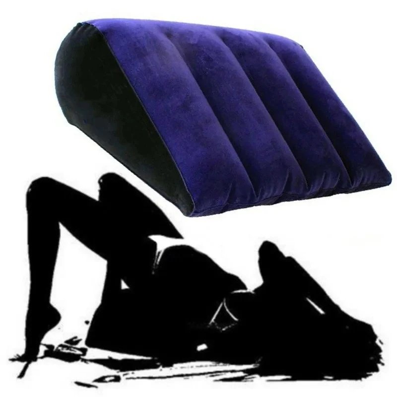 Inflatable Wedge Pillow For Travel Lightweight Lumbar Leg Support Pillow Yoga Posture Cushion Body Positioners Camping Pillow