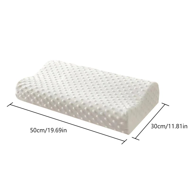 1PC 30x50cm Latex Memory Pillow With Cover White Massage Orthopedic Slow Rebound Relax Protector Sleeping Replacement Supplies 1PC 30x50cm Latex Memory Pillow With Cover White Massage Orthopedic Slow Rebound Relax Protector Sleeping Replacement Supplies