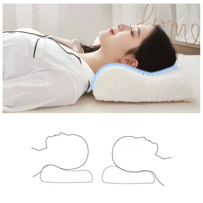 1PC 30x50cm Latex Memory Pillow With Cover White Massage Orthopedic Slow Rebound Relax Protector Sleeping Replacement Supplies 1PC 30x50cm Latex Memory Pillow With Cover White Massage Orthopedic Slow Rebound Relax Protector Sleeping Replacement Supplies