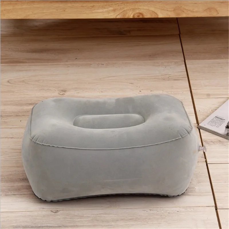 Useful Inflatable Portable Travel Footrest Pillow Plane Train Kids Bed Foot Rest Pad PVC For Travel Massage Car Useful Inflatable Portable Travel Footrest Pillow Plane Train Kids Bed Foot Rest Pad PVC For Travel Massage Car