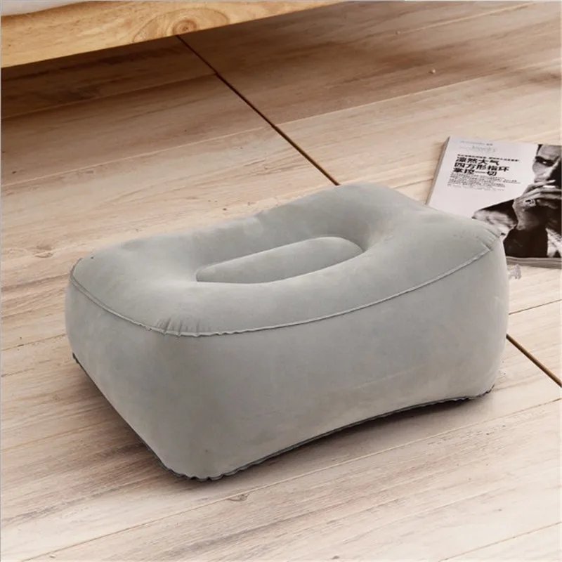 Useful Inflatable Portable Travel Footrest Pillow Plane Train Kids Bed Foot Rest Pad PVC For Travel Massage Car Useful Inflatable Portable Travel Footrest Pillow Plane Train Kids Bed Foot Rest Pad PVC For Travel Massage Car