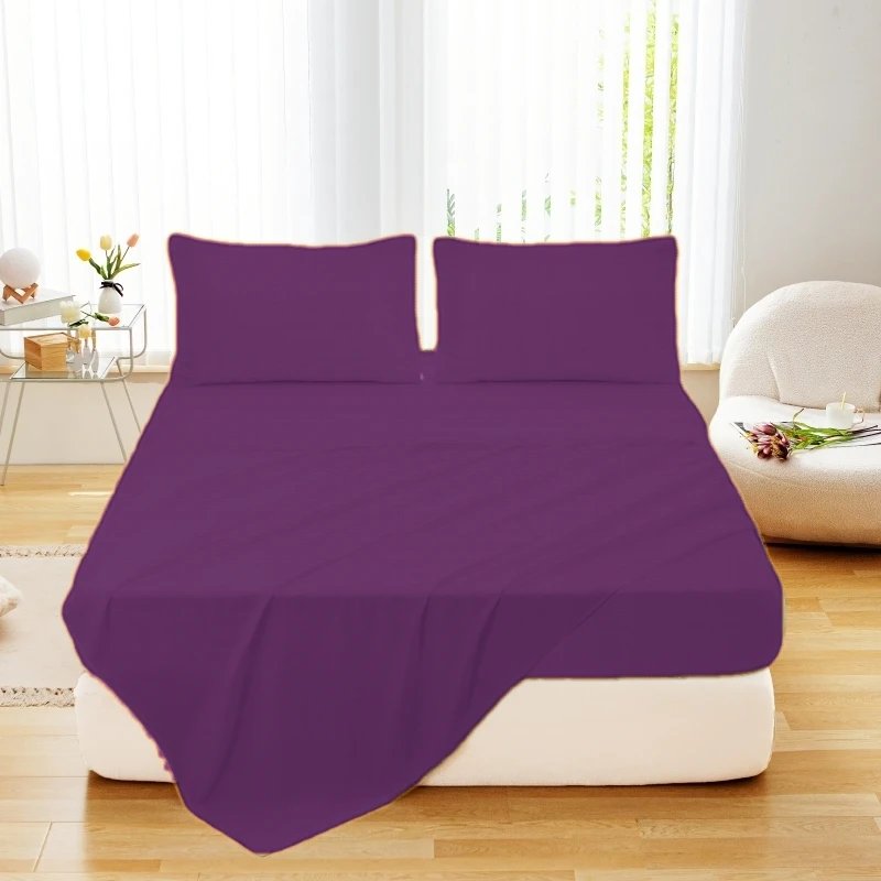 1pcs Bed Flat Sheet Double Bed Plain Solid Color Top Sheets Queen Size Flat Bedsheets Soft Home Bed Linen Sheets(No Pillowcase) 1pcs Bed Flat Sheet Double Bed Plain Solid Color Top Sheets Queen Size Flat Bedsheets Soft Home Bed Linen Sheets(No Pillowcase)