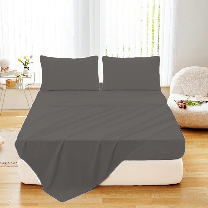 1pcs Bed Flat Sheet Double Bed Plain Solid Color Top Sheets Queen Size Flat Bedsheets Soft Home Bed Linen Sheets(No Pillowcase) 1pcs Bed Flat Sheet Double Bed Plain Solid Color Top Sheets Queen Size Flat Bedsheets Soft Home Bed Linen Sheets(No Pillowcase)