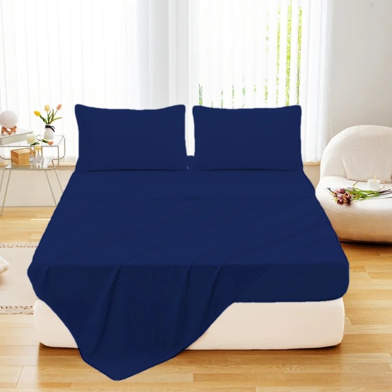 1pcs Bed Flat Sheet Double Bed Plain Solid Color Top Sheets Queen Size Flat Bedsheets Soft Home Bed Linen Sheets(No Pillowcase) 1pcs Bed Flat Sheet Double Bed Plain Solid Color Top Sheets Queen Size Flat Bedsheets Soft Home Bed Linen Sheets(No Pillowcase)