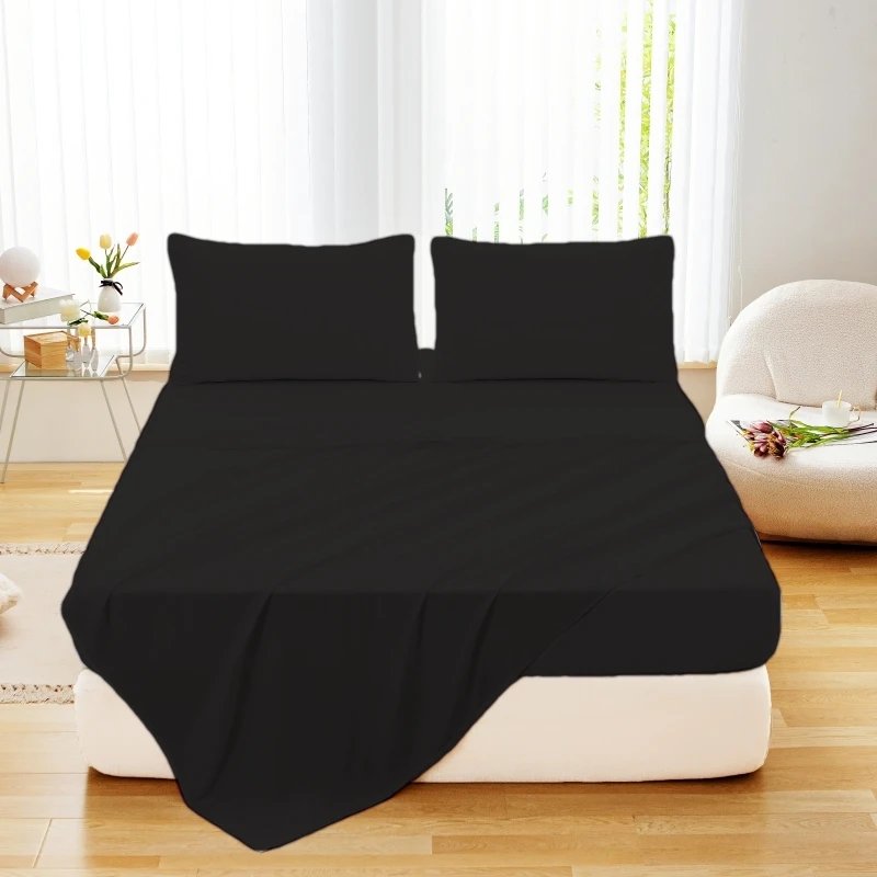 1pcs Bed Flat Sheet Double Bed Plain Solid Color Top Sheets Queen Size Flat Bedsheets Soft Home Bed Linen Sheets(No Pillowcase) 1pcs Bed Flat Sheet Double Bed Plain Solid Color Top Sheets Queen Size Flat Bedsheets Soft Home Bed Linen Sheets(No Pillowcase)